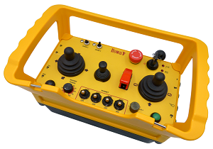 remote radio control for building cranes